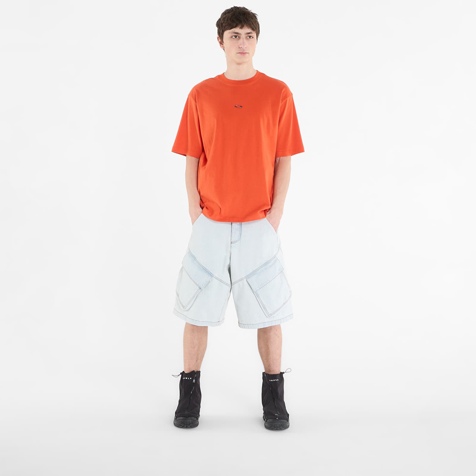 Férfi pólok Oakley Metal Rise Tee Aviator Orange