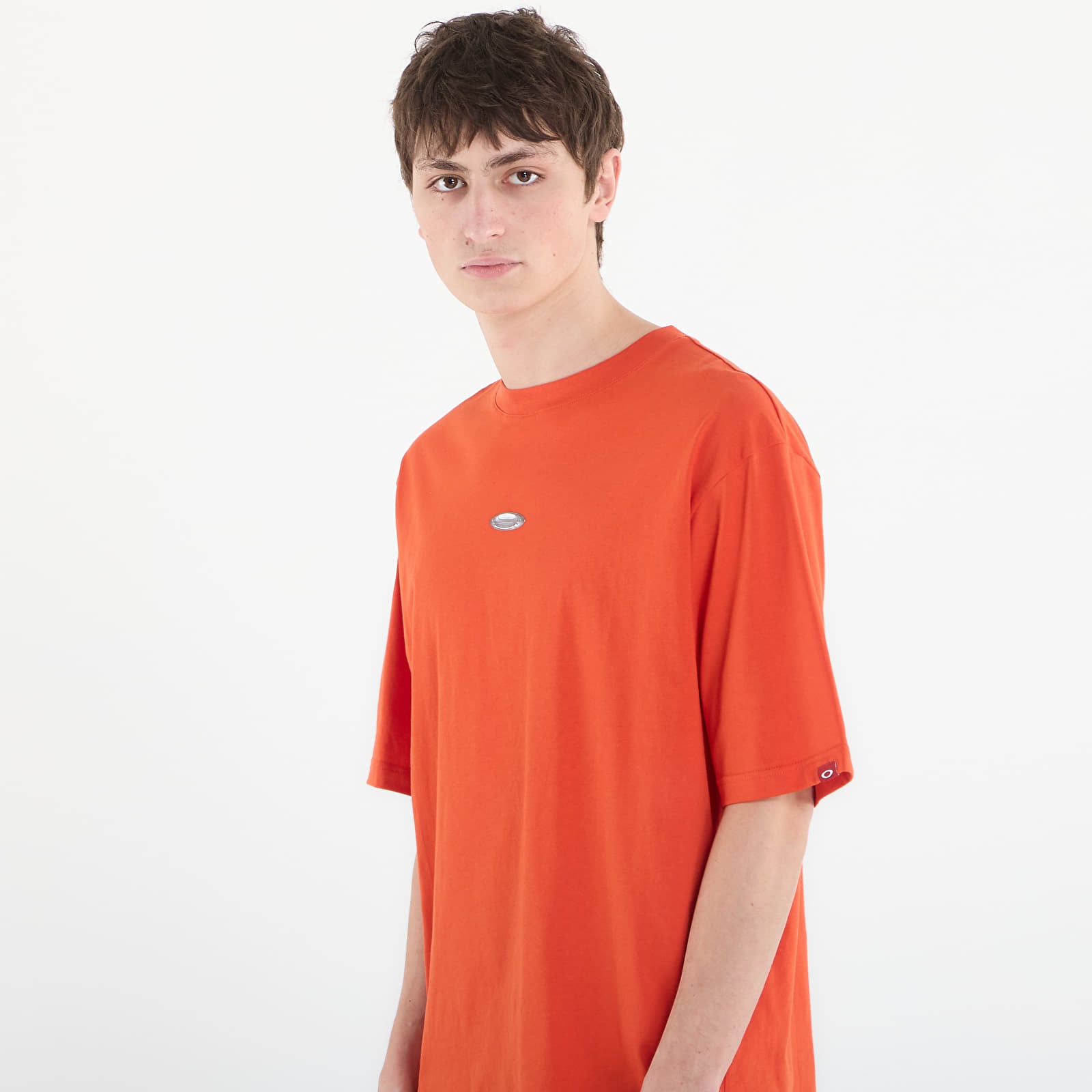 Мъжки тениски Oakley Metal Ellipse Ss Tee Aviator Orange