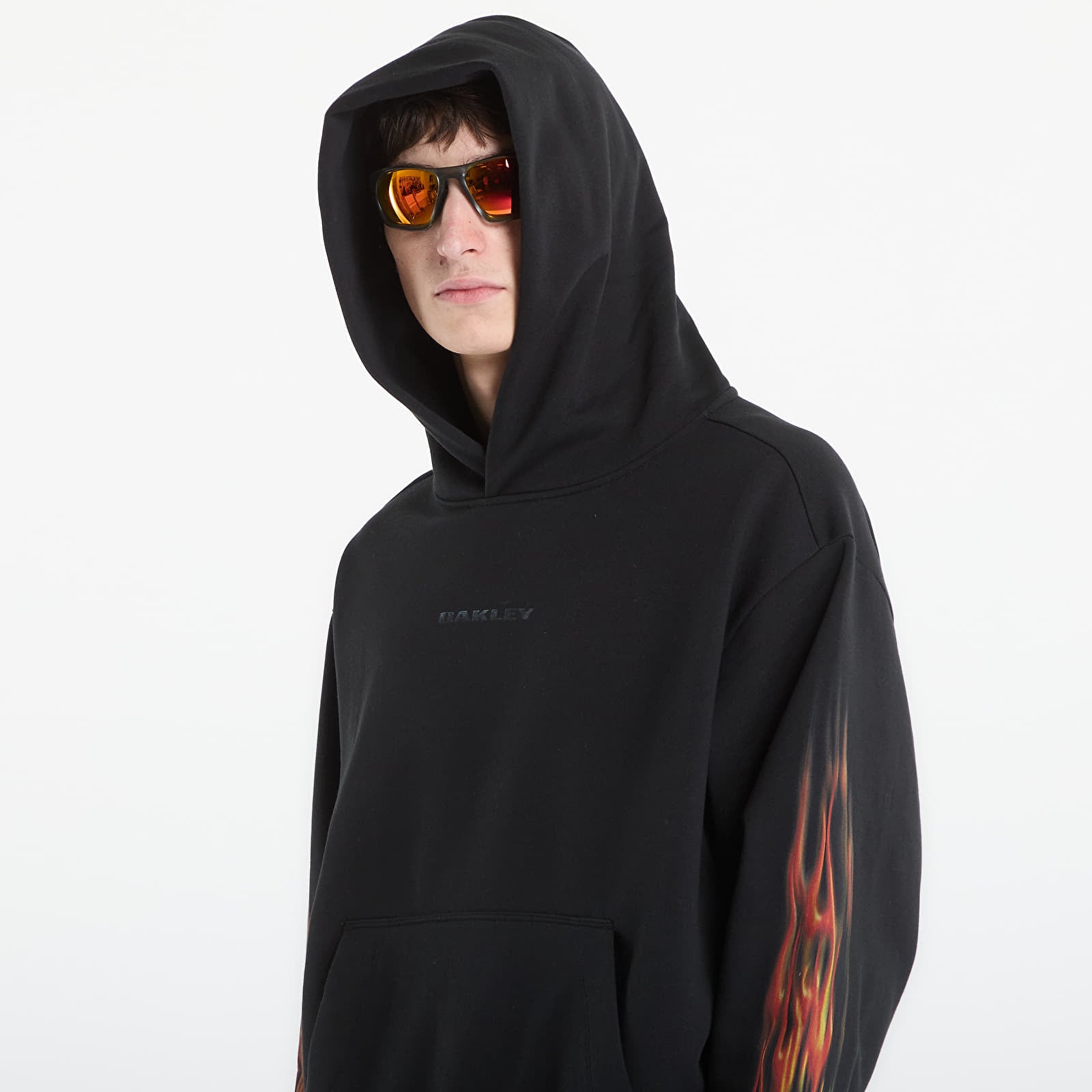 Мъжки суичъри Oakley Fleece Hoodie Pitch Black
