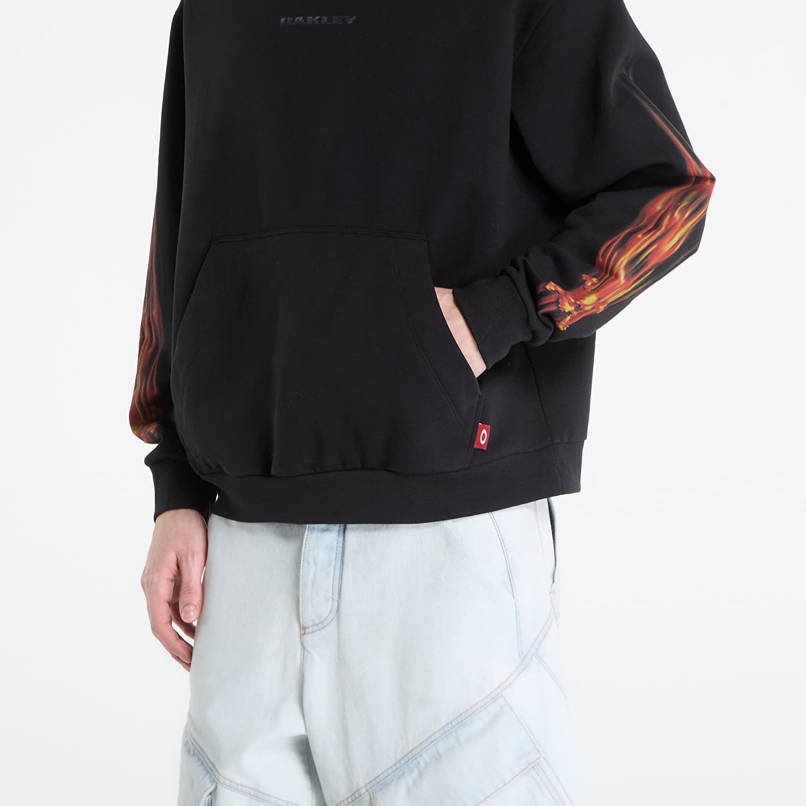 Мъжки суичъри Oakley Fleece Hoodie Pitch Black