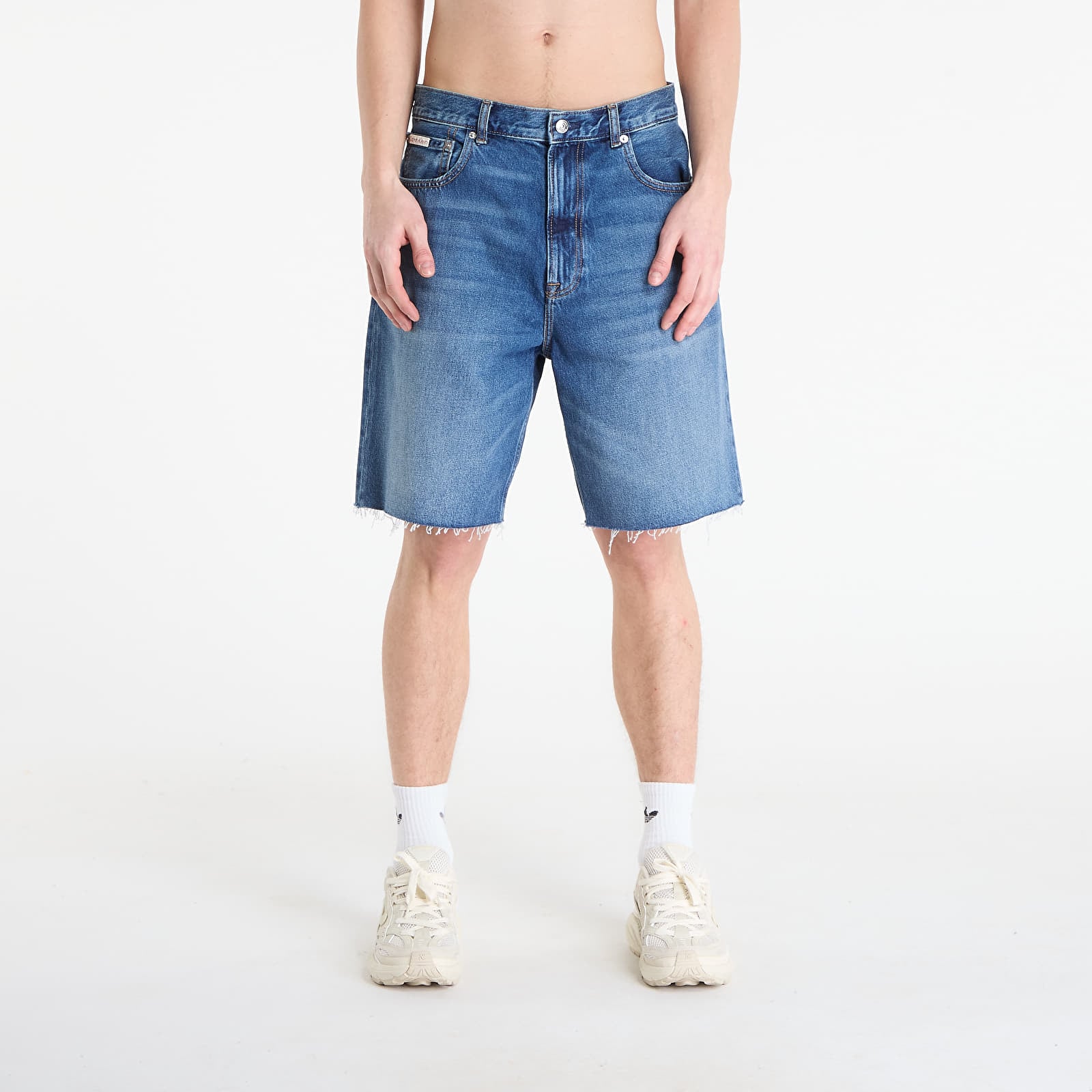 Shorts för män Calvin Klein Jeans 90S Short Greenwood Blue