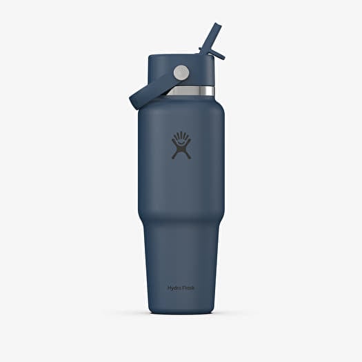 Hydro Flask 950ml Wide Flex Straw Travel Bottle Harbor Blue