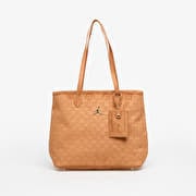 Jordan Jam Suede Monogram Tote Cognac