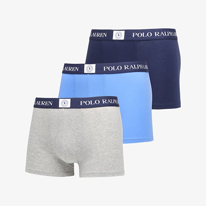 Bokserice Ralph Lauren Cotton Trunk 3-Pack Multicolor