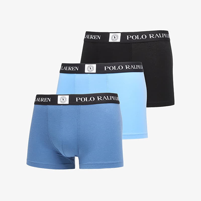 Bokseršorti Ralph Lauren Cotton Trunk 3-Pack Multicolor
