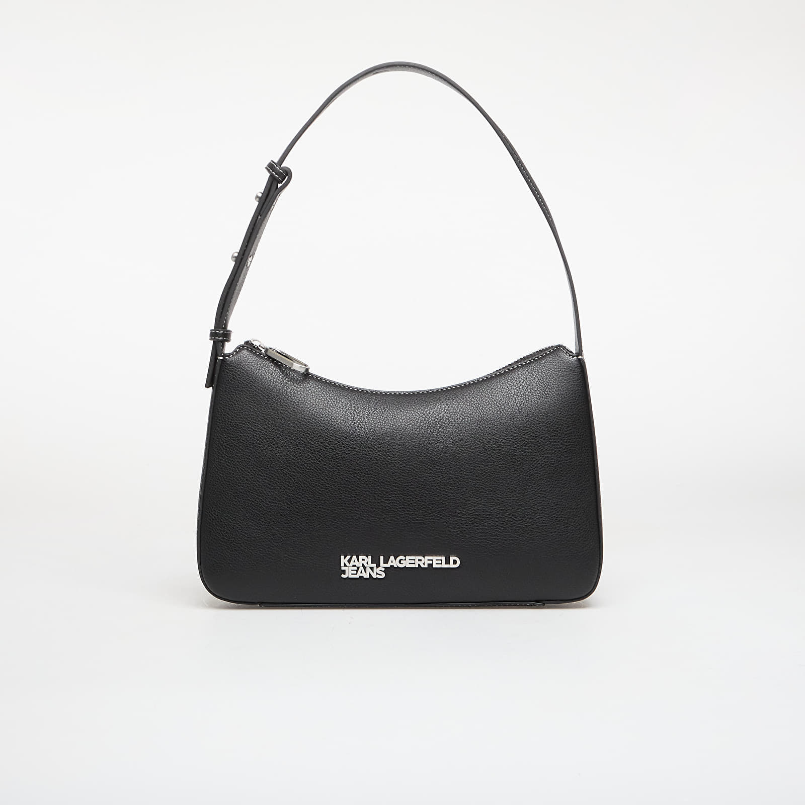 Karl Lagerfeld Jeans Metal Logo Shoulder Bag Black Universal