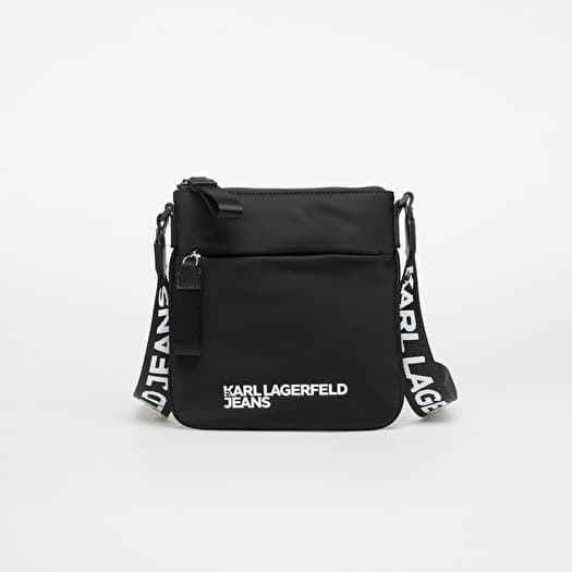 Taske Karl Lagerfeld Jeans Nylon Small Crossbody Black
