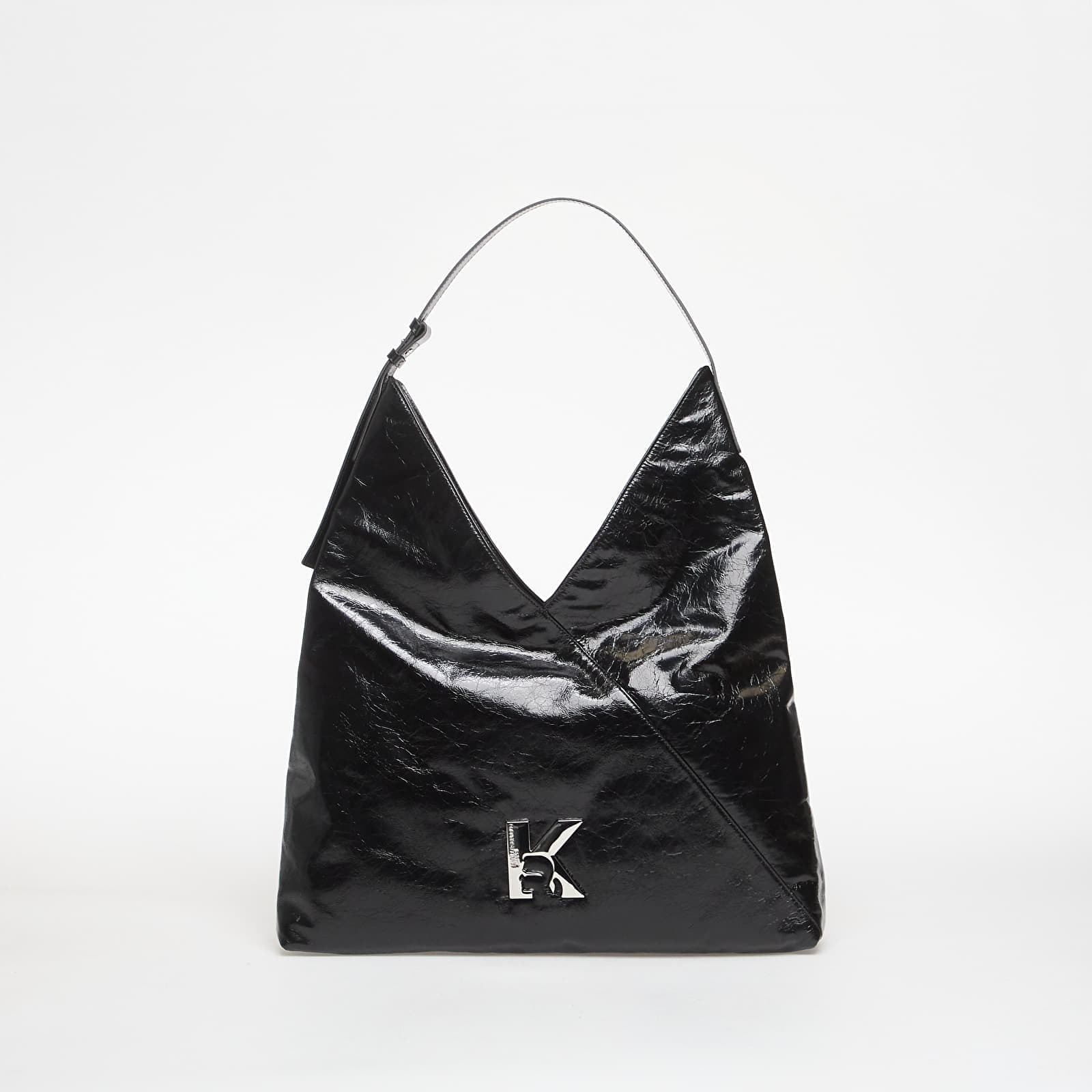 Karl Lagerfeld Jeans Geo Lthr Tote Shiny Black Universal