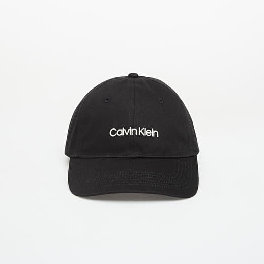 Čepica Calvin Klein Logo Embroidery Baseball Cap Black