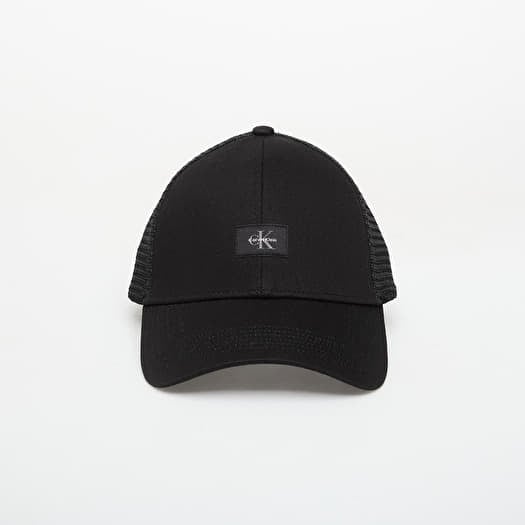 Hette Calvin Klein Monologo Woven Patch Trucker Black