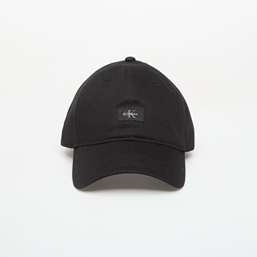 Čepica Calvin Klein Monologo Woven Patch Bb Cap Black