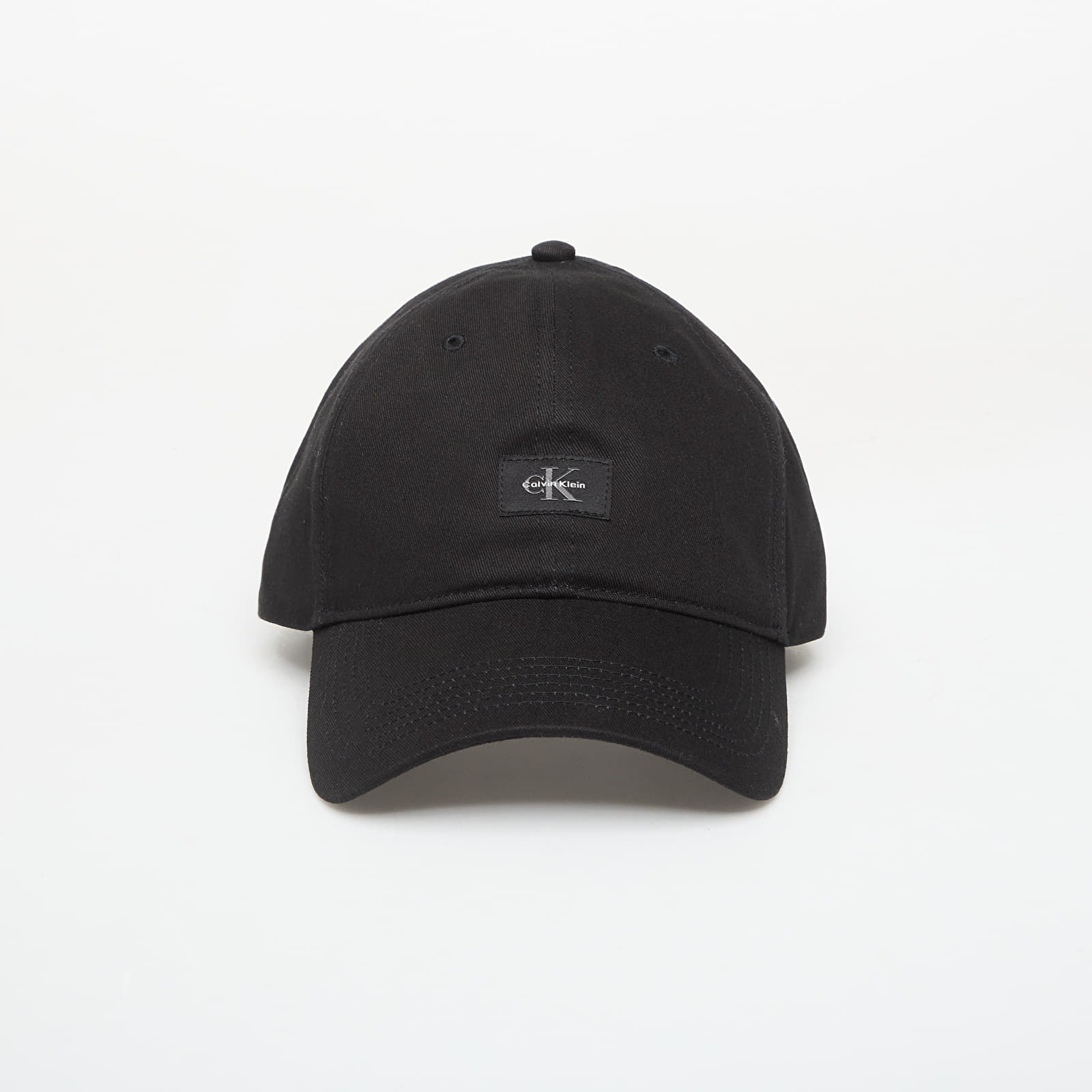 Čepice Calvin Klein Monologo Woven Patch Bb Cap Black