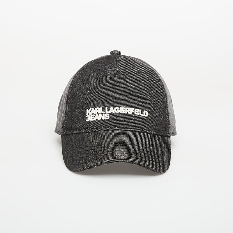 Casquette Karl Lagerfeld Jeans Two Tones Blck Denim Cap Black/ Denim/ Grey/ Denim