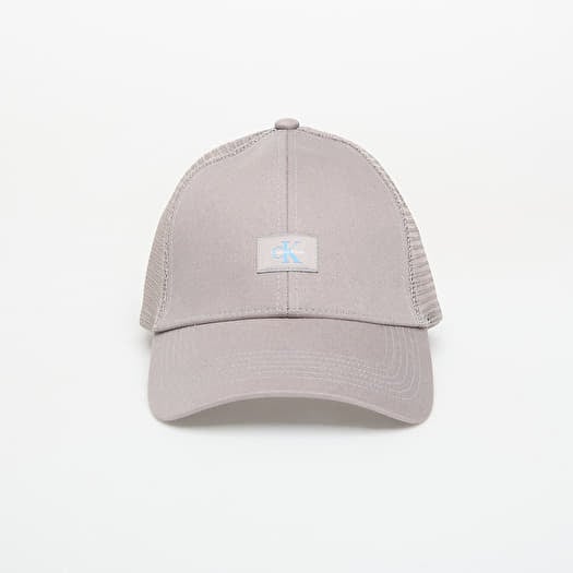 Cap Calvin Klein Monologo Woven Patch Trucker Cloudburst