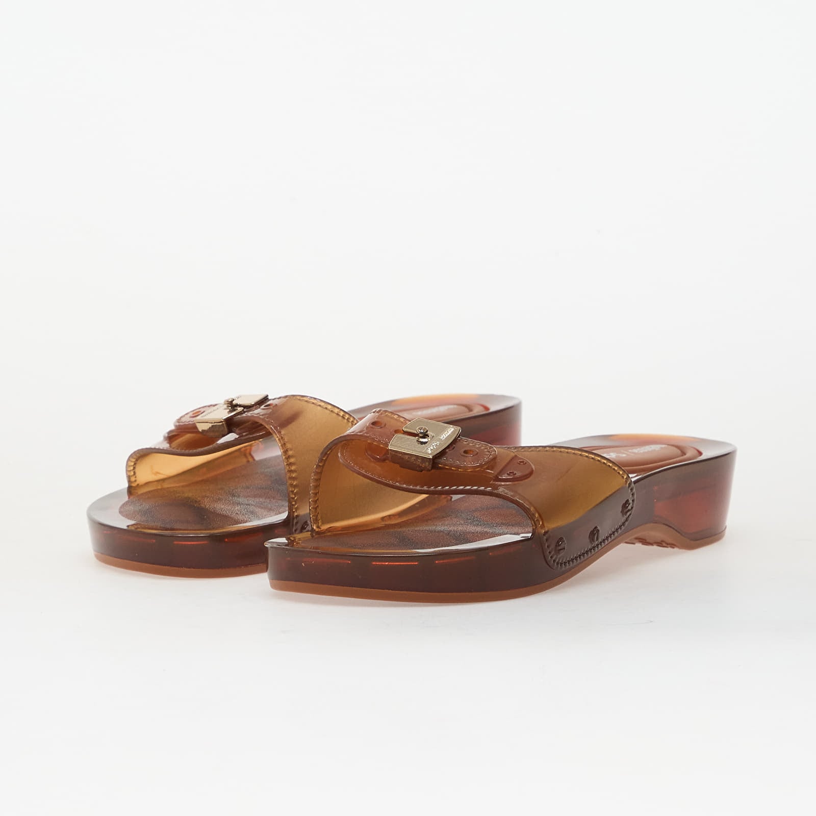 Sieviešu kedas un apavi Melissa Pescura Heel + Scholl Ad Clear Brown