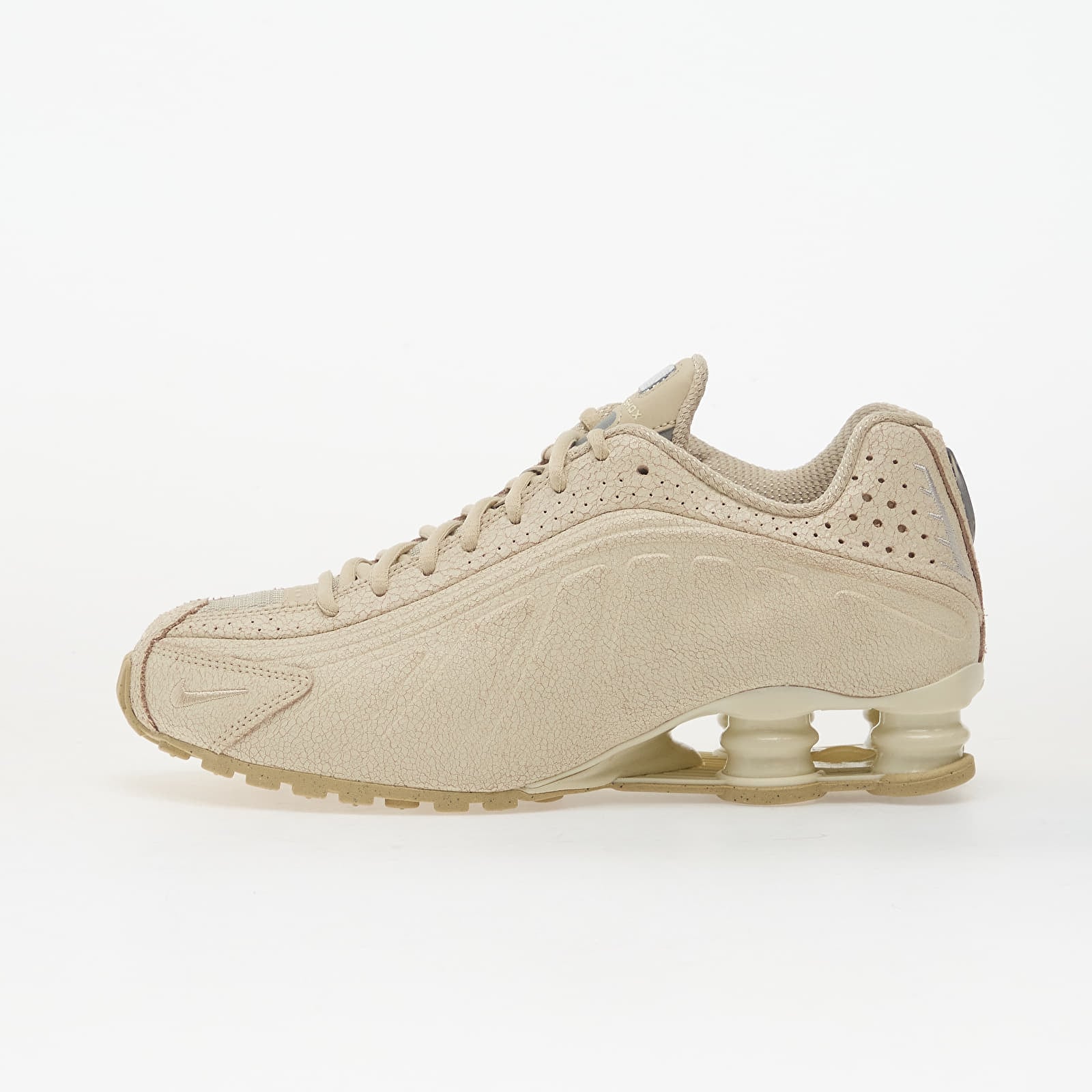 Férfi cipők Nike Shox R4 Qs Natural/ Net-Metallic Silver