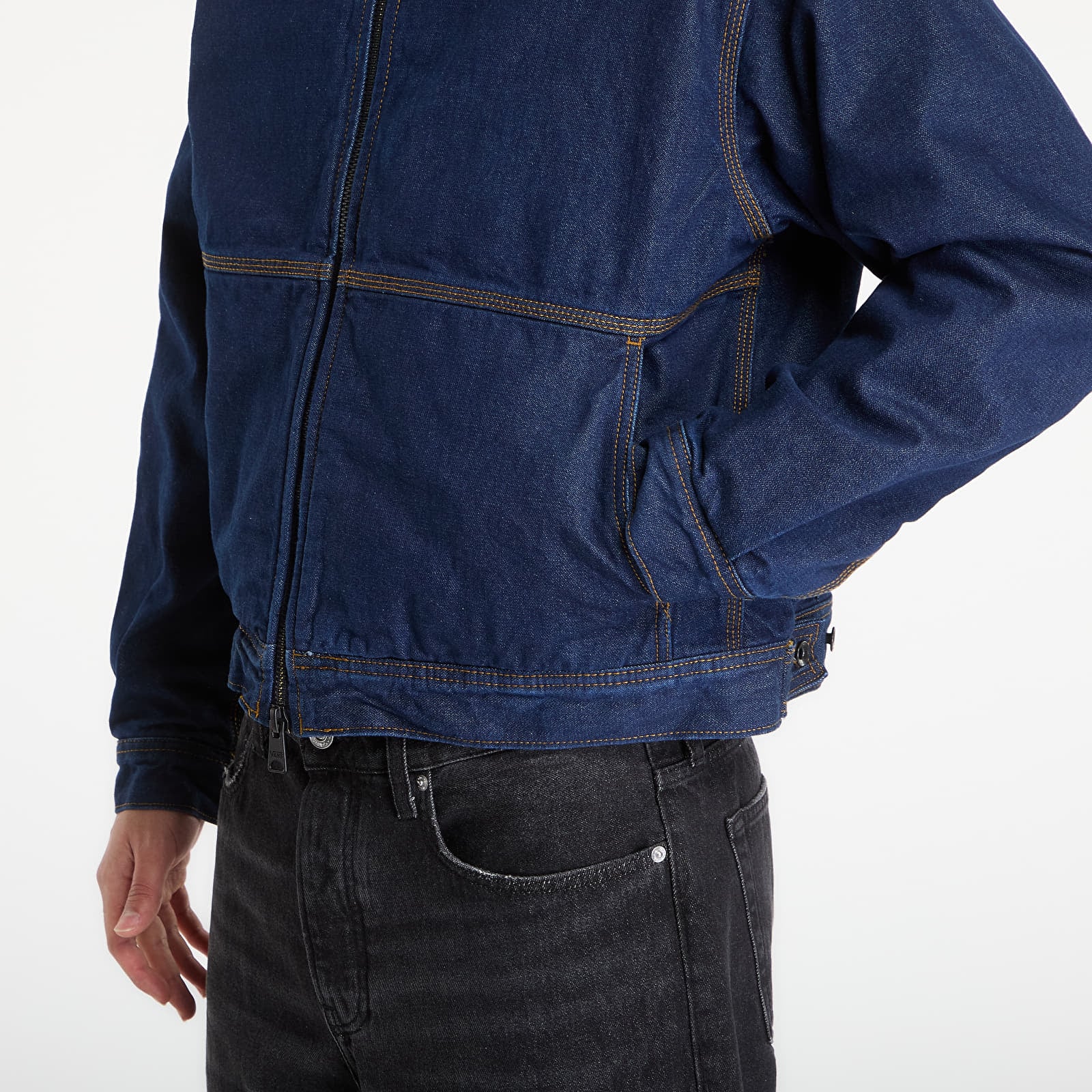 Vīriešu jakas Vans Denim Station Jacket Dark Indigo