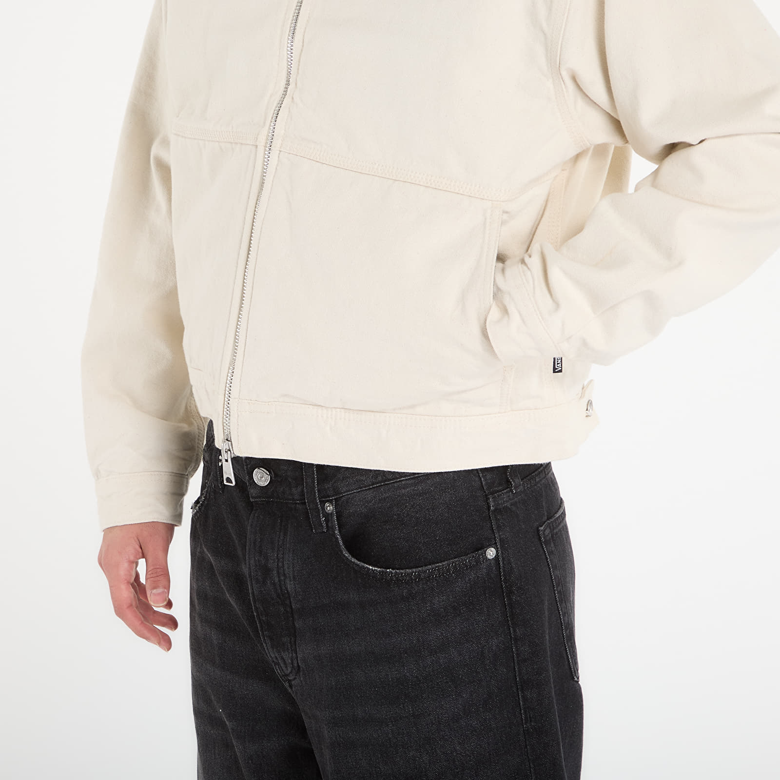 Jakker for menn Vans Denim Station Jacket Natural Seed