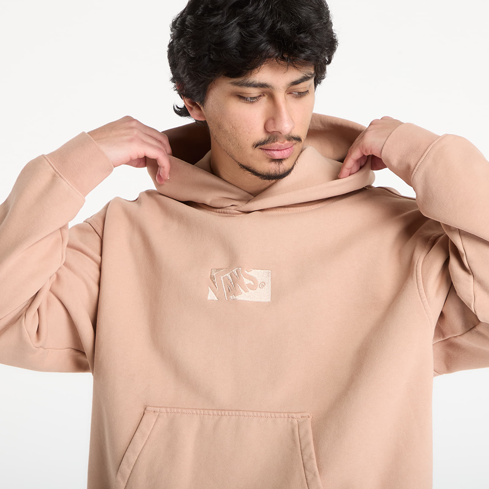 Sweats à capuche homme Vans Premium Pullover Warm Taupe