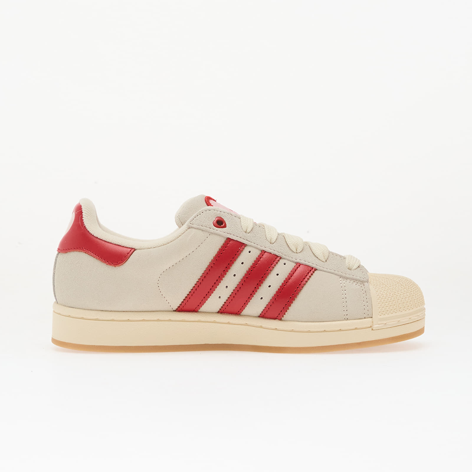 Chaussures et baskets femme adidas Superstar II W Crew White/ Better Scarlet/ Sanpin