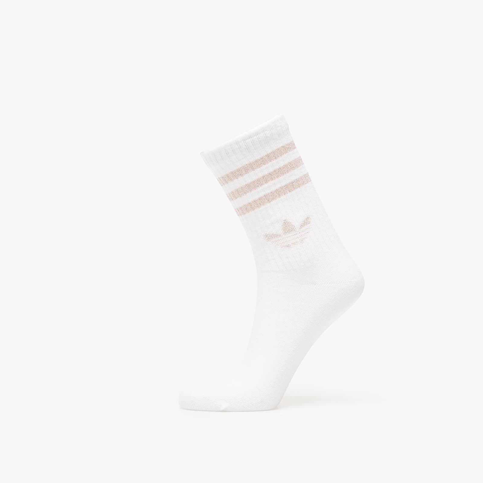 Pánské ponožky adidas 3S Glitter Cr 2 Blush Pink/ White
