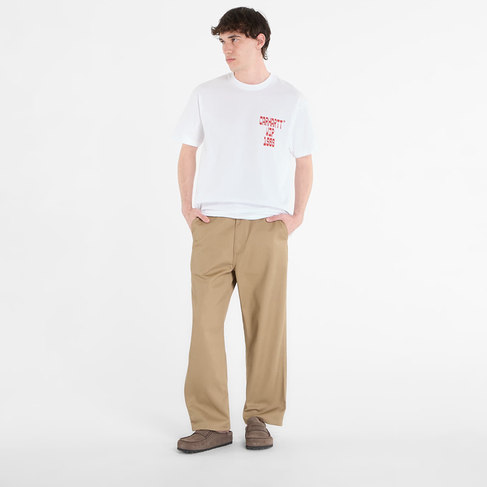 T-shirts  Carhartt WIP S/S Blocks T-Shirt UNISEX White