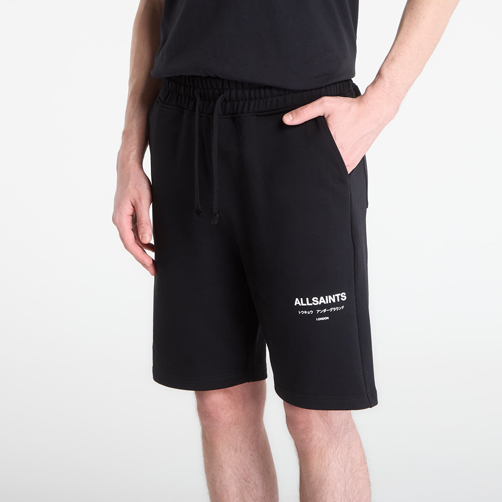 Kratke hlače AllSaints Underground Sweatshort Jet Black