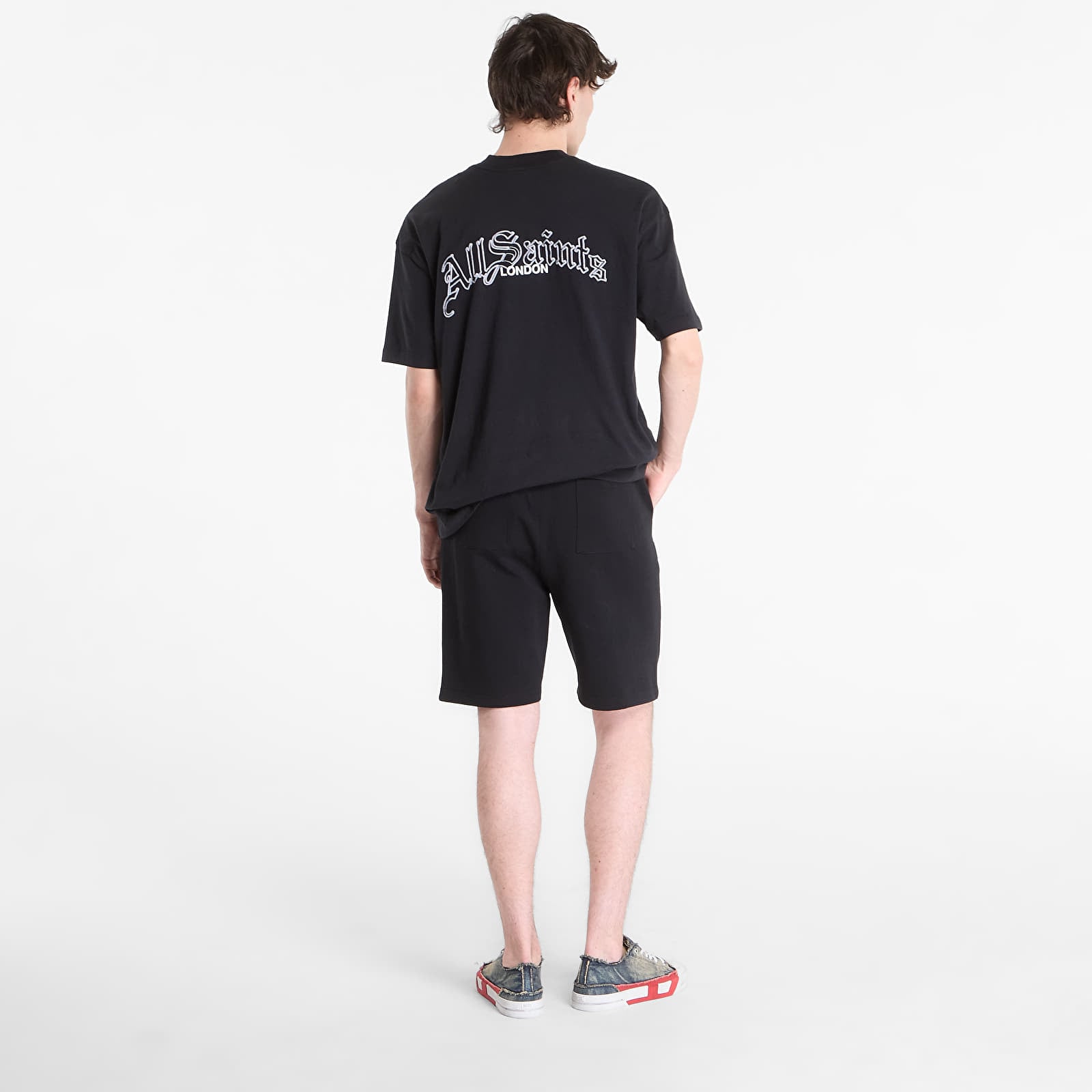 Kratke hlače AllSaints Underground Sweatshort Jet Black