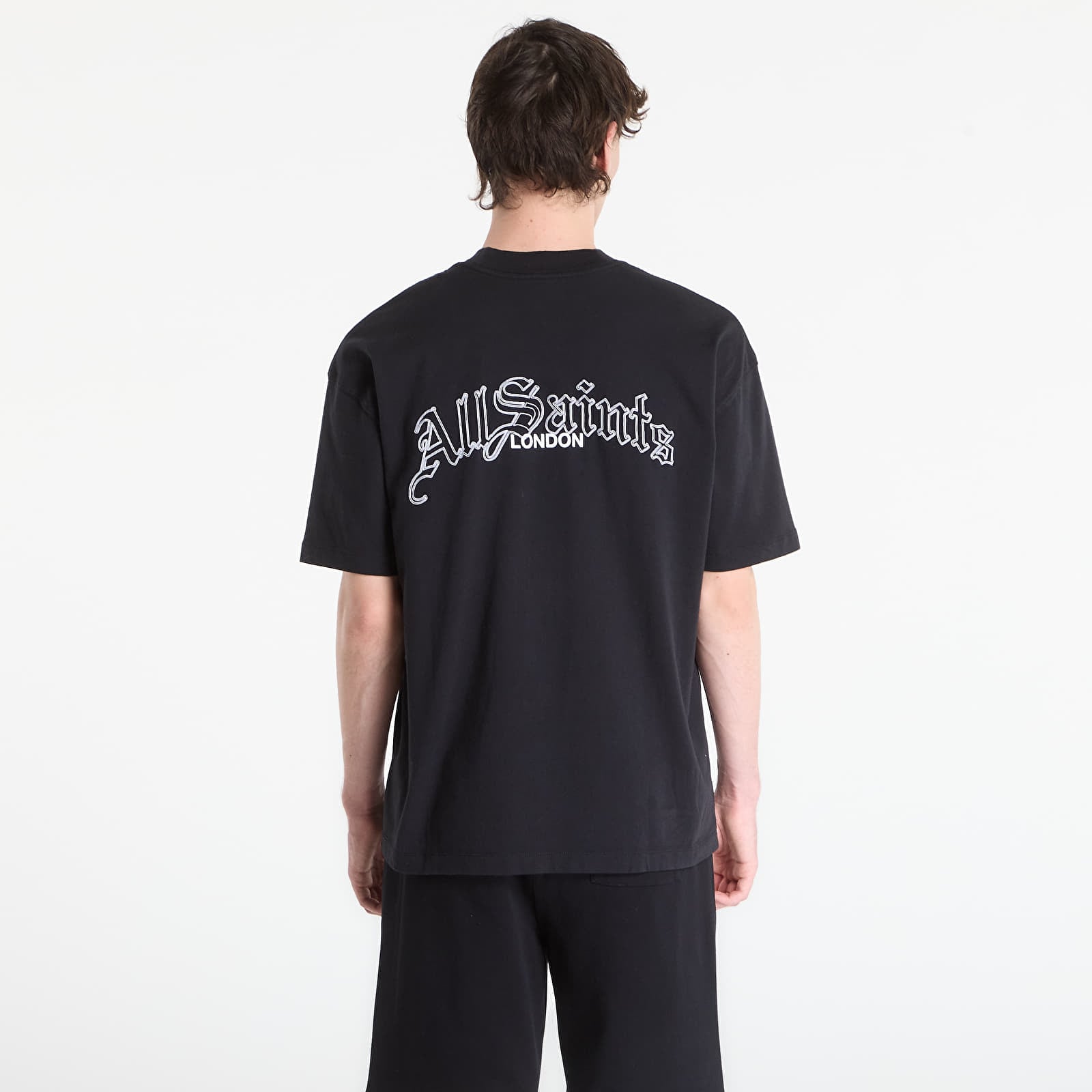 Oblečenie AllSaints Descent SS Crew Tshirt Washed Black