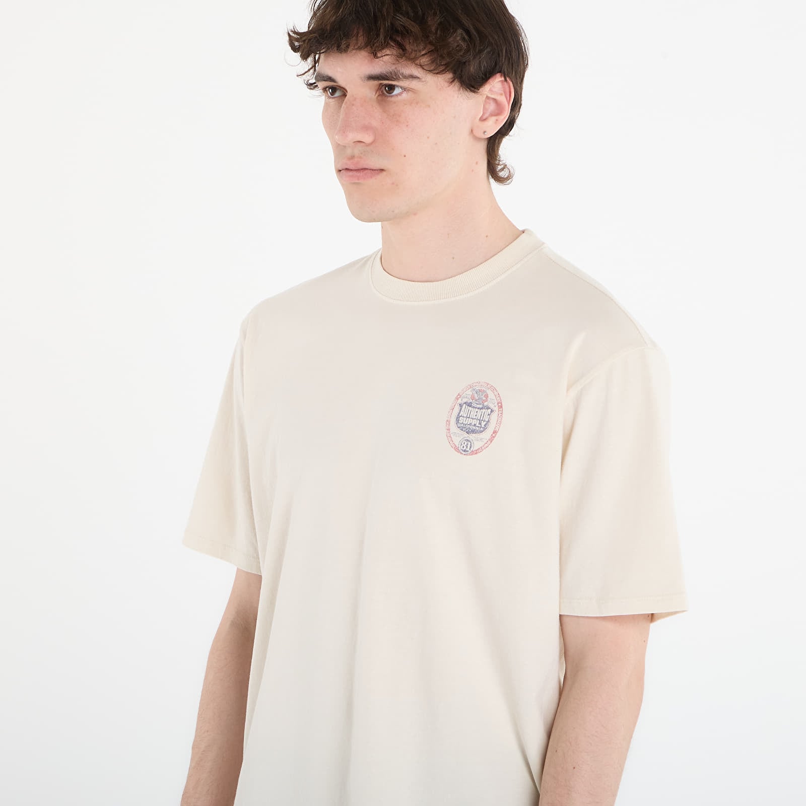 Tričká Guess Jeans Authentic Supply Beige