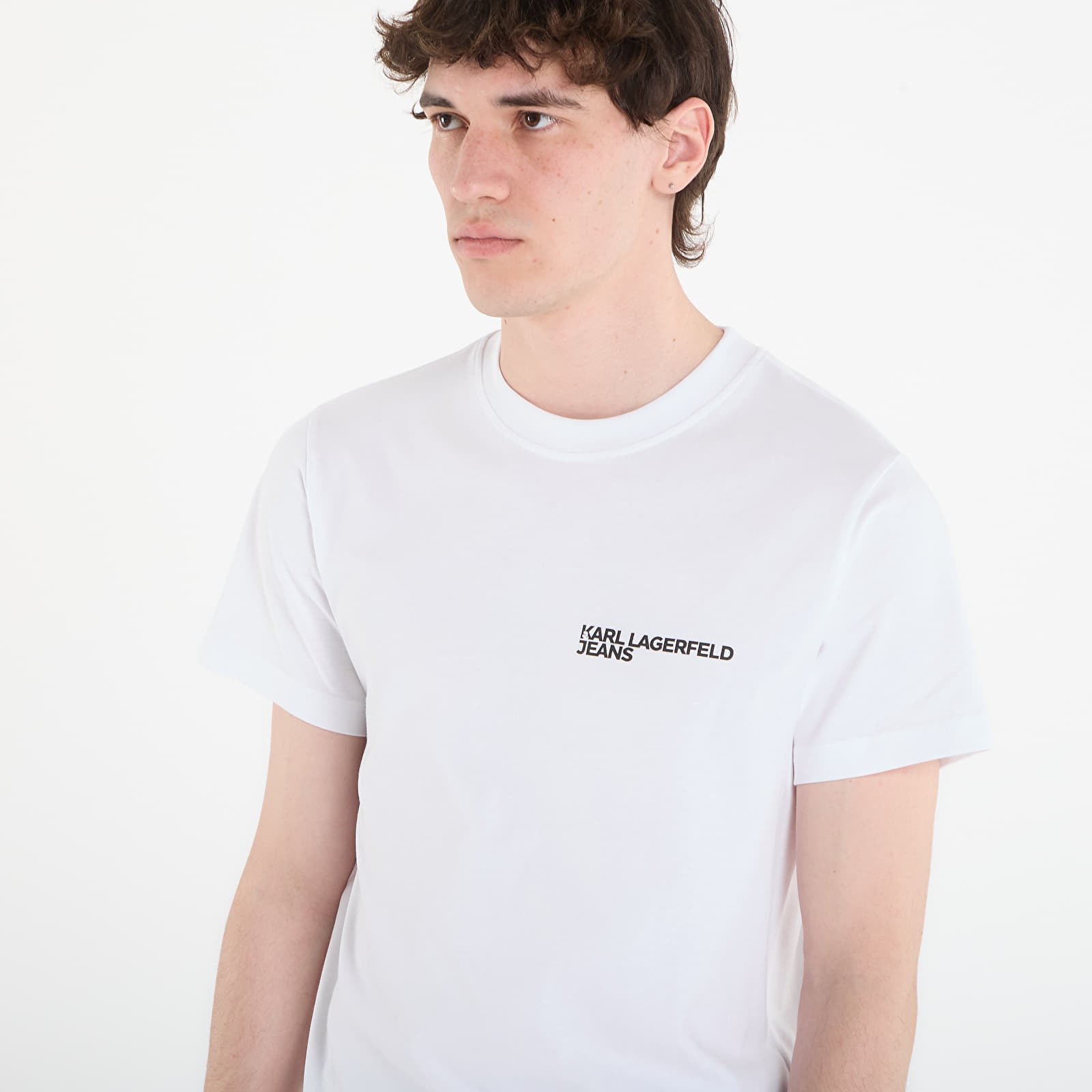 T-krekli Karl Lagerfeld Jeans Slim Ss Tee White