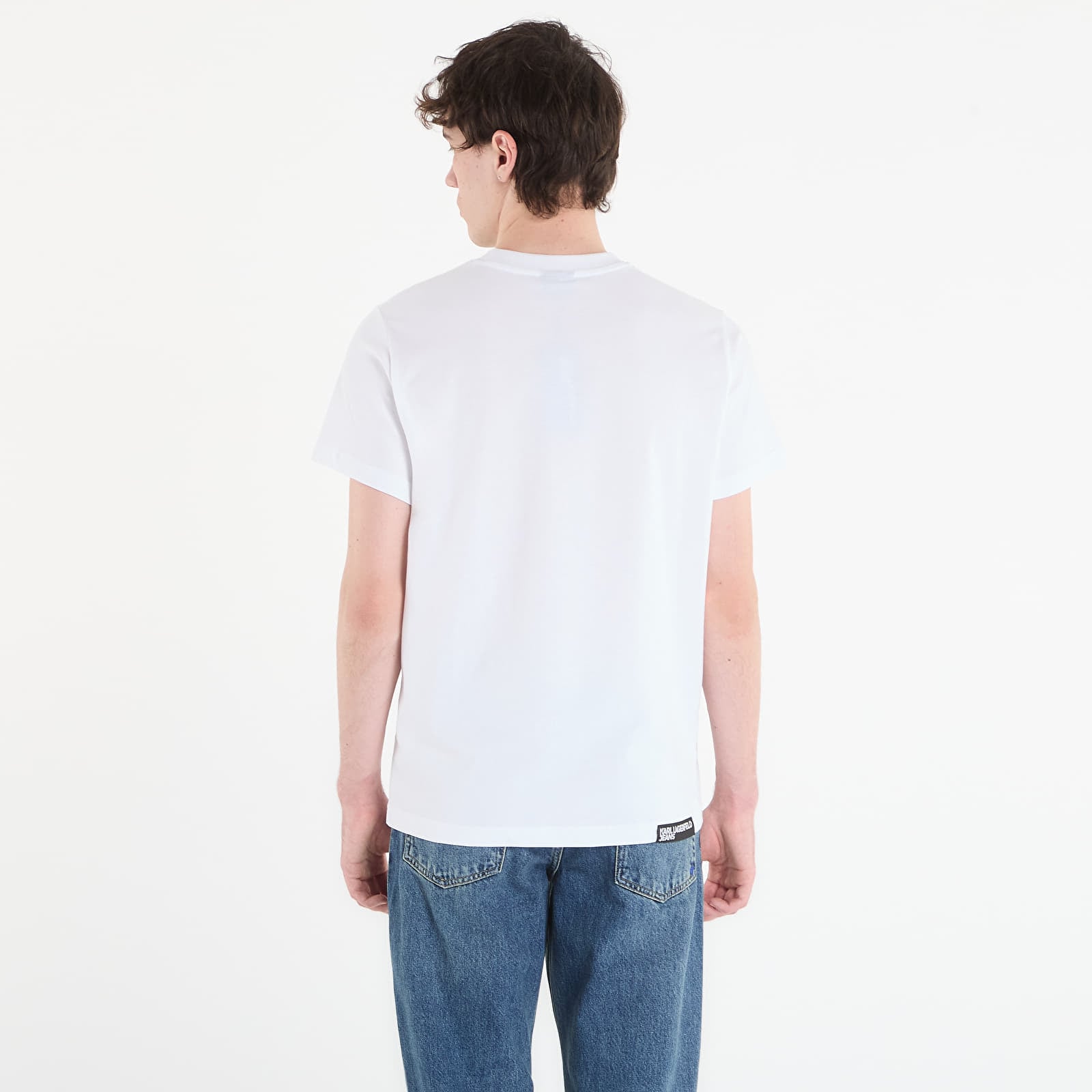 T-krekli Karl Lagerfeld Jeans Slim Ss Tee White