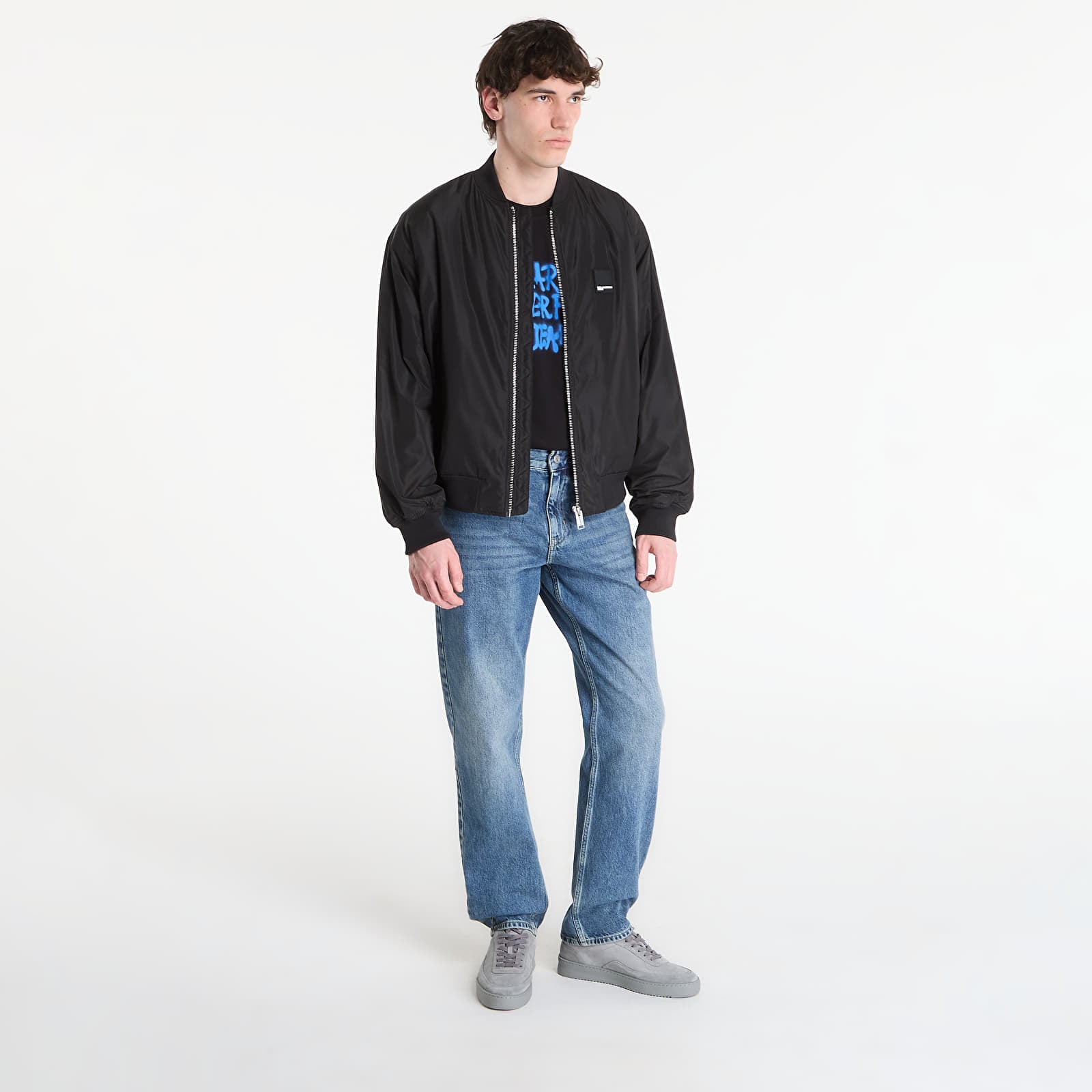 Joped Karl Lagerfeld Jeans Bomber Jacket Black