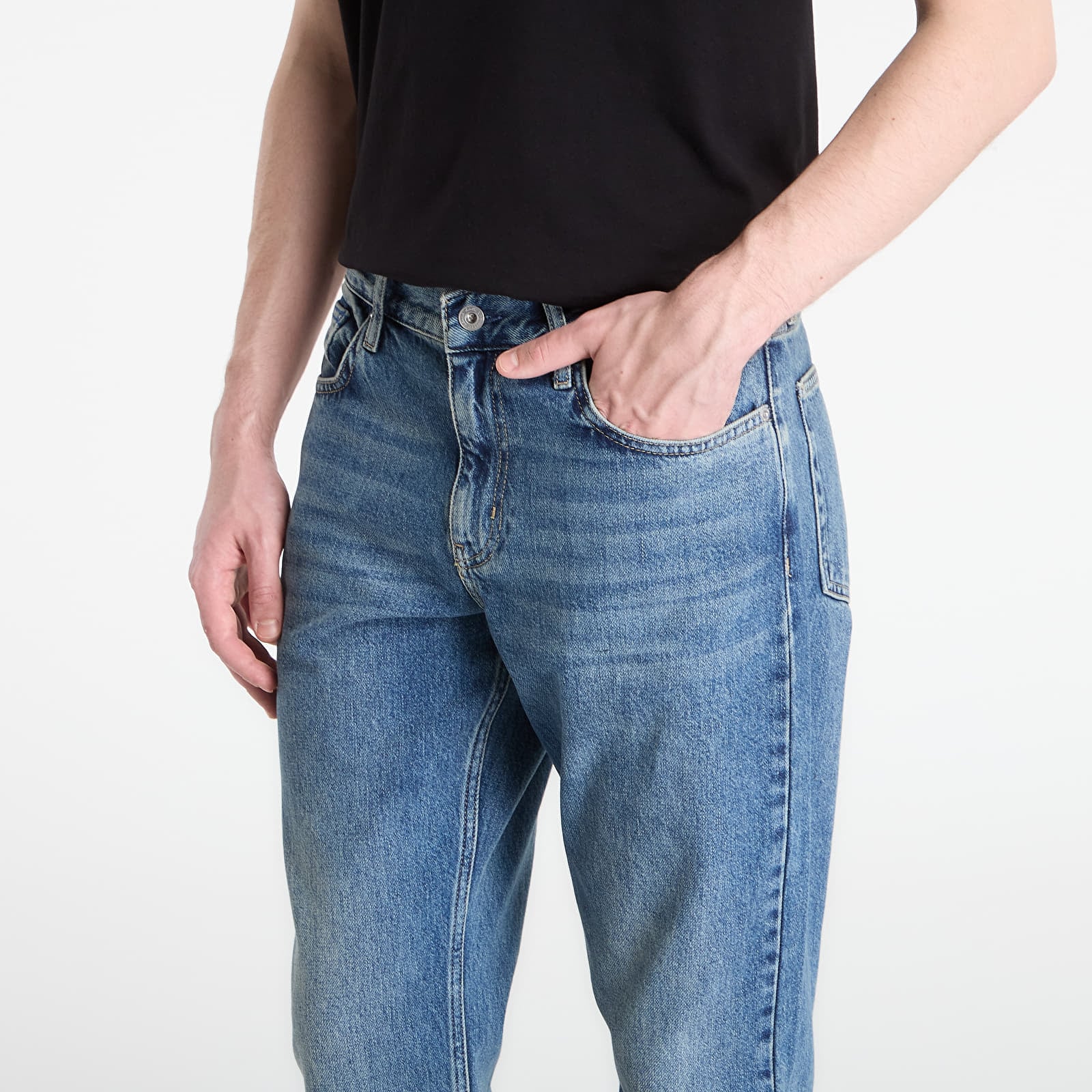 Jeans Karl Lagerfeld Jeans Straight Denim Tinted Visual Washed Blue