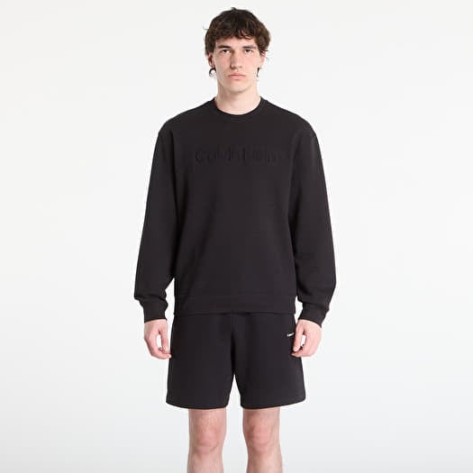 Kampsun Calvin Klein Eu Sportswear Graphic Crewneck Black