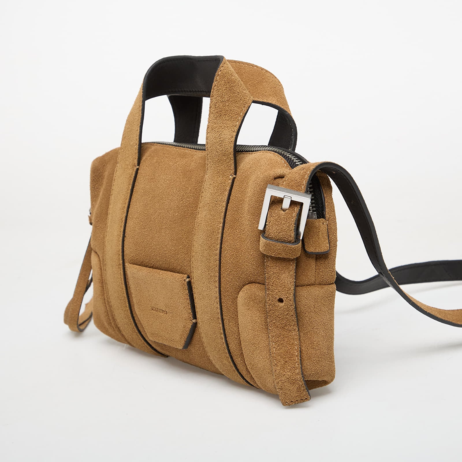 Women's Shoulder Bags AllSaints Ares S Compact Crossbody Biscuit Brown