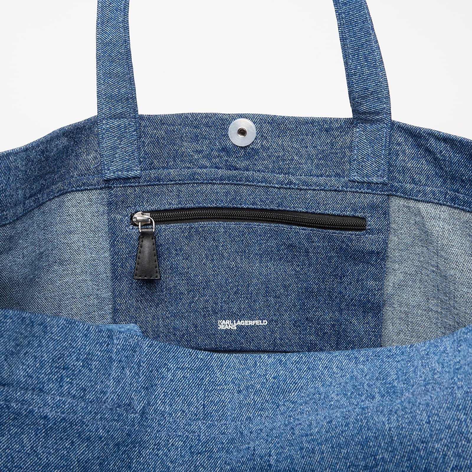 Sacs cabas Karl Lagerfeld Jeans Ew Logo Shopper Denim Washed Mid Blue