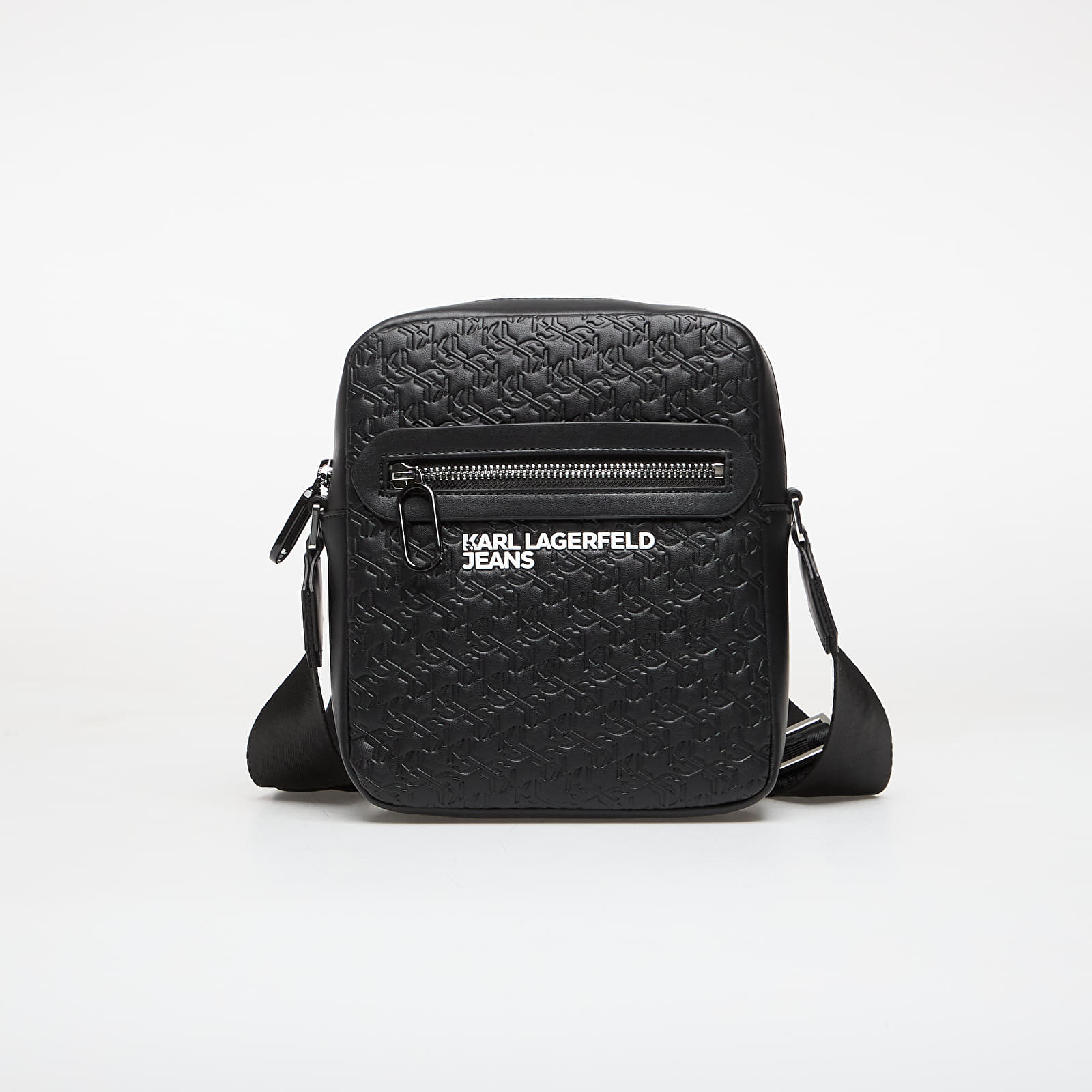 Sacs à bandoulière Karl Lagerfeld Jeans Essential Reporter Emb Black/ Monogram