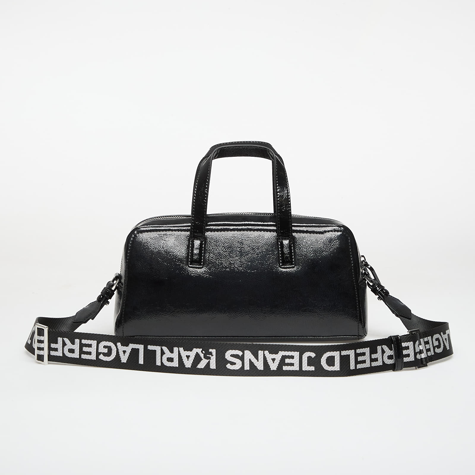 Sacs à main Karl Lagerfeld Jeans Box Logo Bowlingbag Glossy Black
