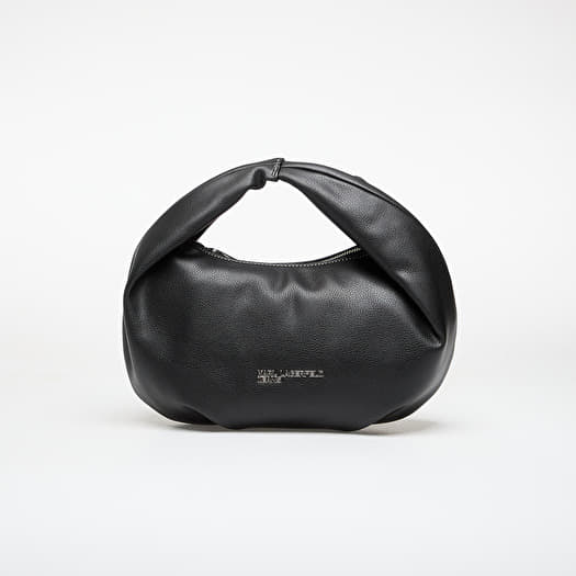 Karl Lagerfeld Jeans Metal Logo Small Hobo Black