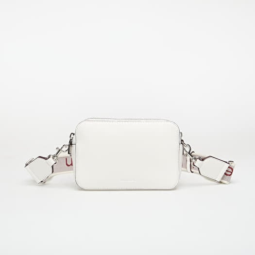 Calvin Klein Webbing Double Strap Camera Bag White Alyssum