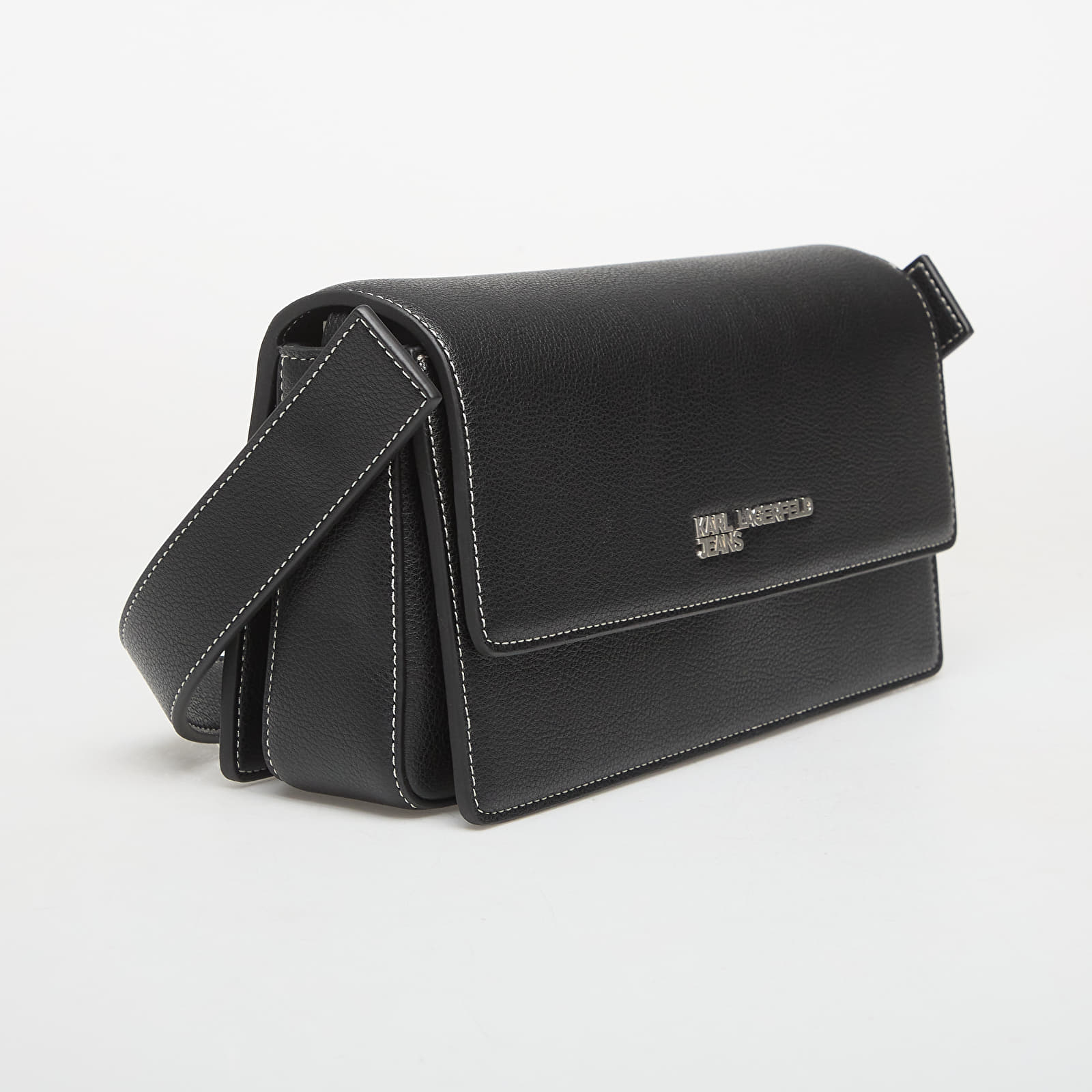 Sacs à main Karl Lagerfeld Jeans Metal Logo Top Handle Cb Black