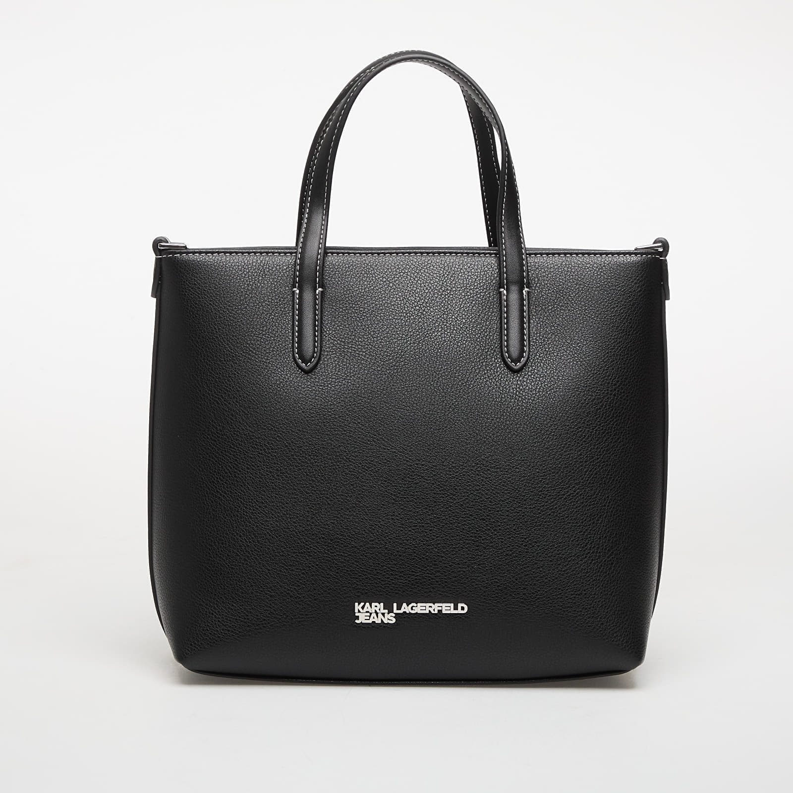 Karl Lagerfeld Jeans Metal Logo Mini Tote Black Universal