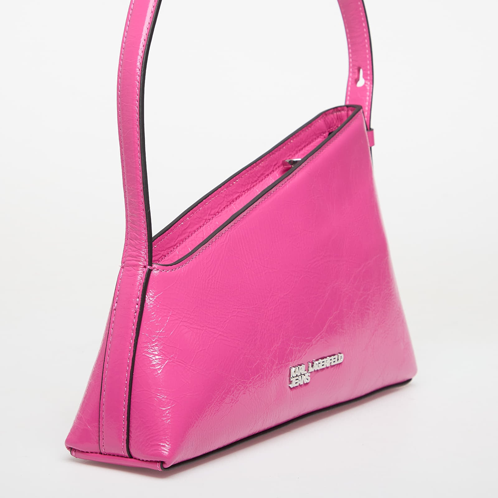 Handväskor Karl Lagerfeld Jeans Geo Lthr Shoulderbag Shiny Very Berry