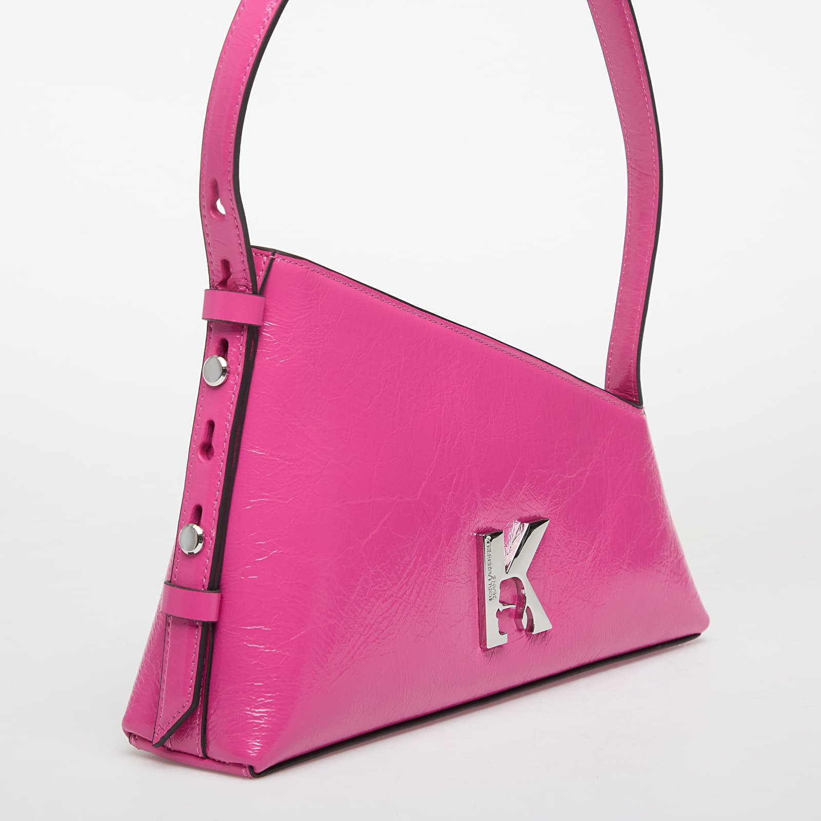 Handväskor Karl Lagerfeld Jeans Geo Lthr Shoulderbag Shiny Very Berry