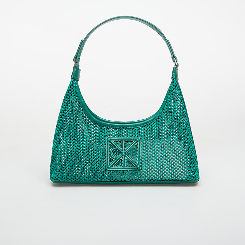 Calvin Klein Emblem Mesh Shoulder Bag Enchanted Forest