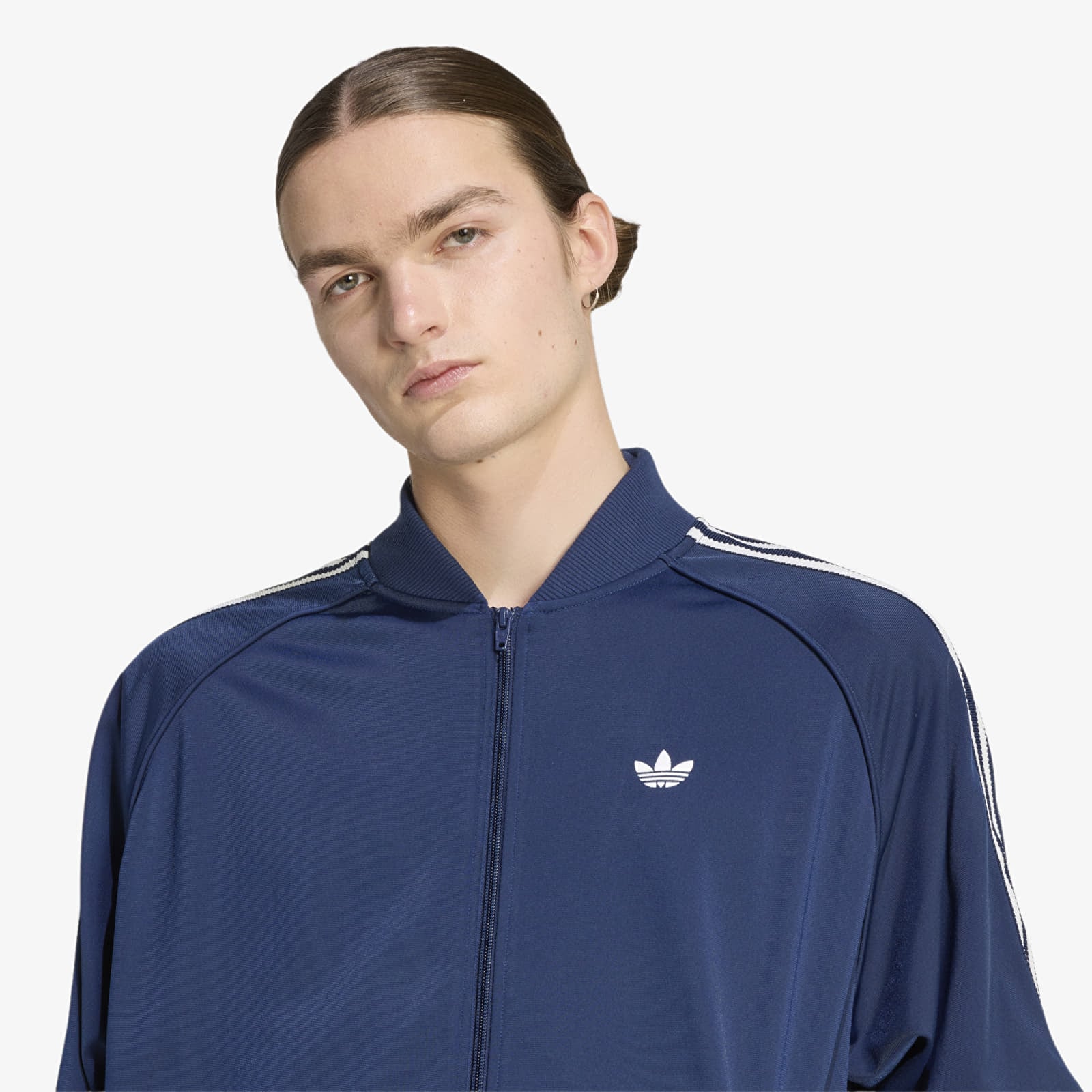 Pánske mikiny adidas Britcore Tt Night Indigo