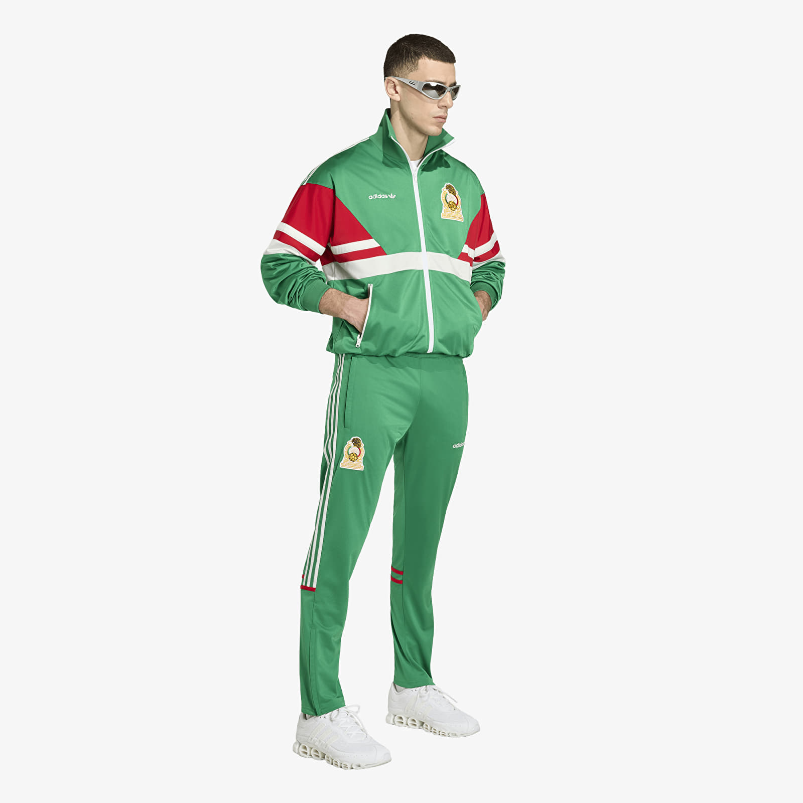 Pánské tepláky adidas Fmf Track Pants 86 Green