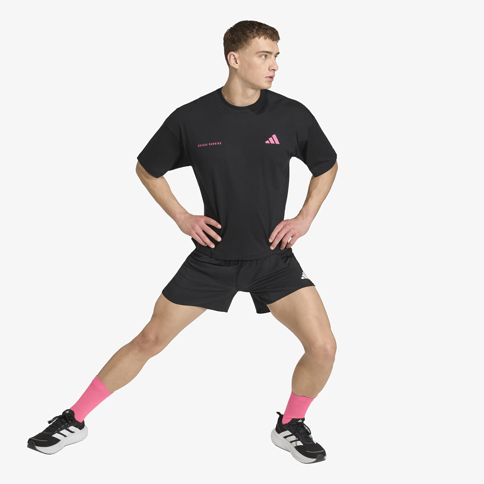 Pánske tričká adidas Adi365 C Tee Uf UNISEX Black/ Shock Pink