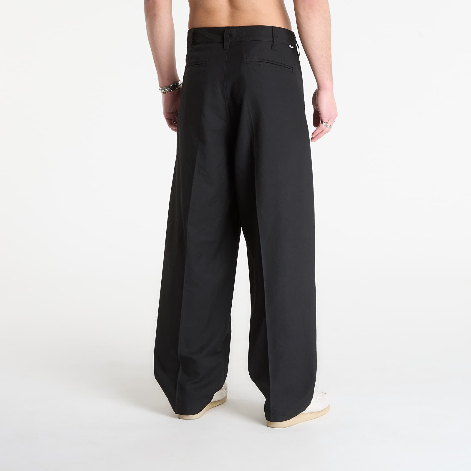 Pánske nohavice OBEY Dean Pleated Pant Black